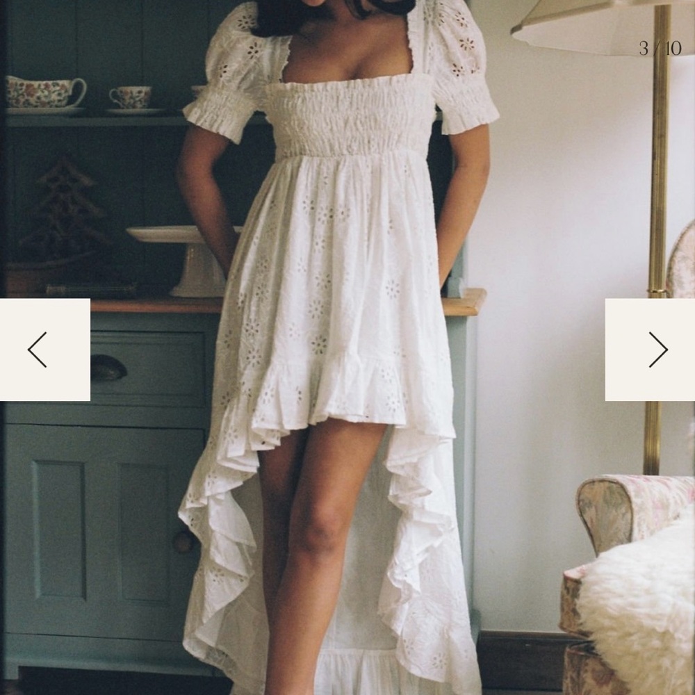 PRAERIE MARGARET white eyelet dress Doen Inspired